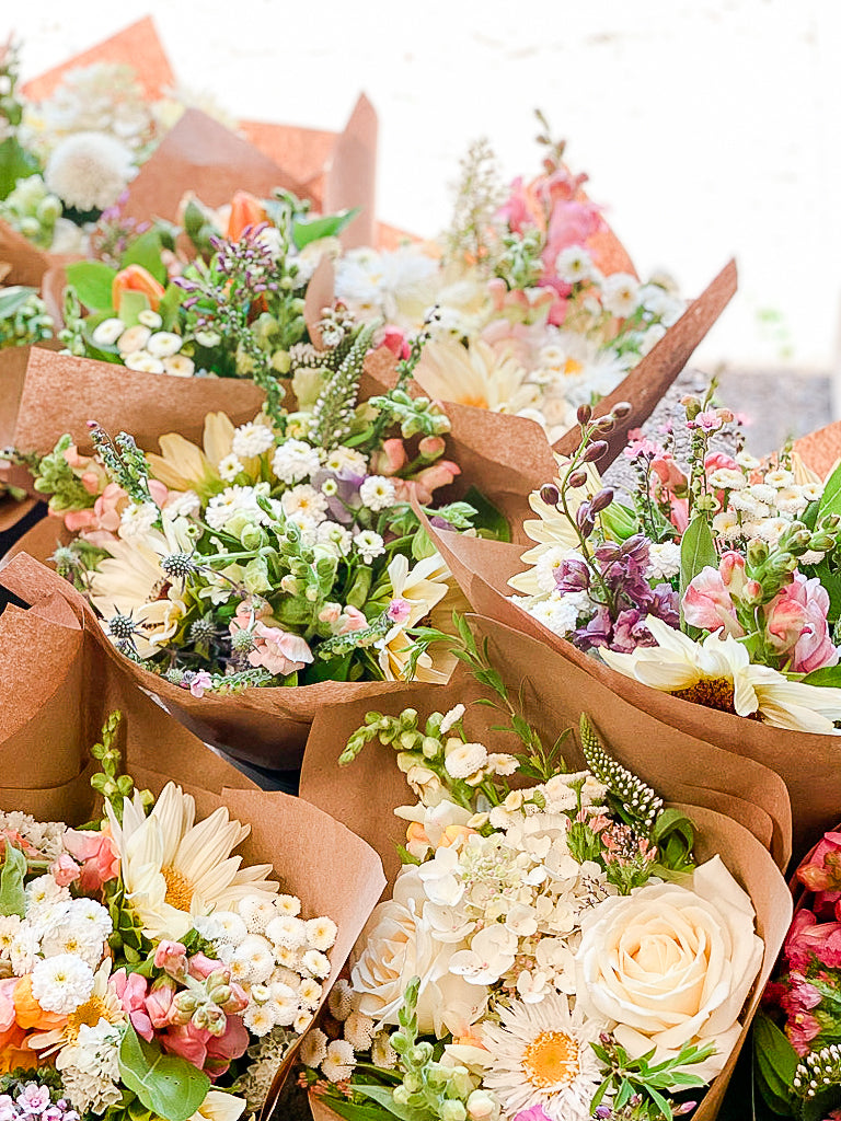 Bouquet Subscription: Summer Bouquets, 3 Bouquets, farmstand pickup